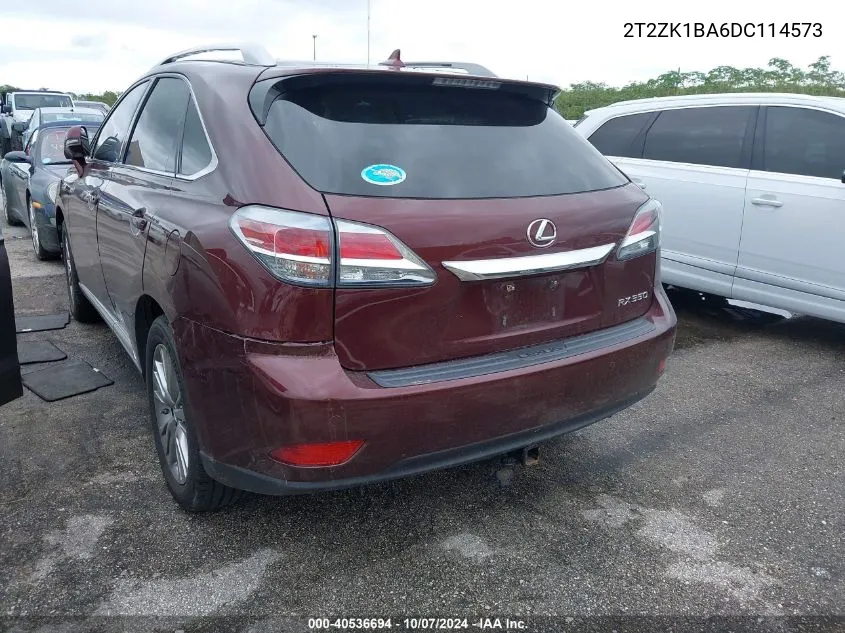 2013 Lexus Rx 350 VIN: 2T2ZK1BA6DC114573 Lot: 40536694