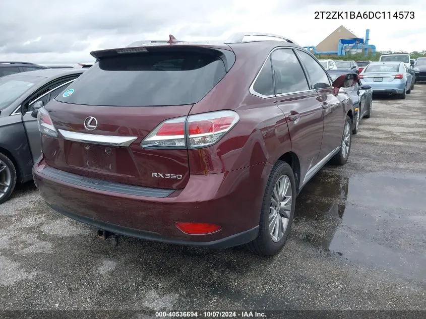 2013 Lexus Rx 350 VIN: 2T2ZK1BA6DC114573 Lot: 40536694