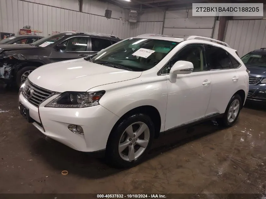 2013 Lexus Rx 350 VIN: 2T2BK1BA4DC188205 Lot: 40537832