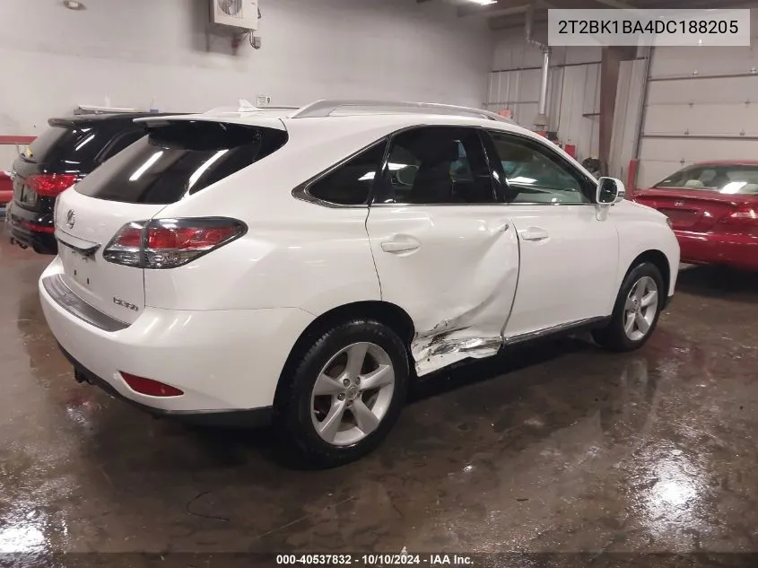 2013 Lexus Rx 350 VIN: 2T2BK1BA4DC188205 Lot: 40537832