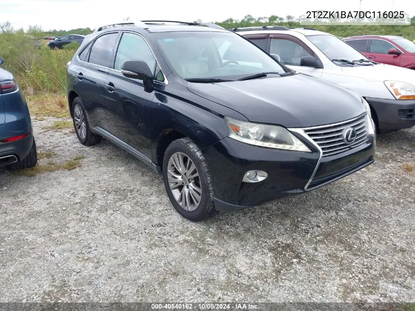 2013 Lexus Rx 350 VIN: 2T2ZK1BA7DC116025 Lot: 40540162