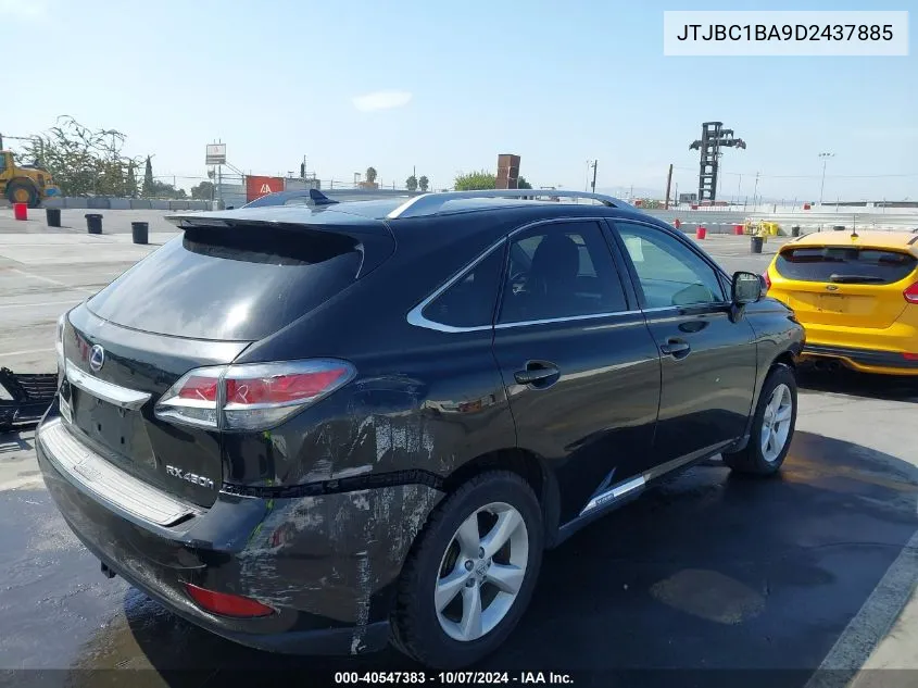 2013 Lexus Rx 450H VIN: JTJBC1BA9D2437885 Lot: 40547383