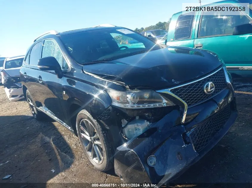 2013 Lexus Rx 350 F Sport VIN: 2T2BK1BA5DC192358 Lot: 40568751