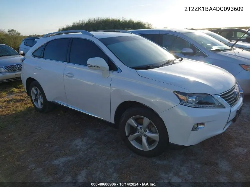 2013 Lexus Rx 350 VIN: 2T2ZK1BA4DC093609 Lot: 40600906