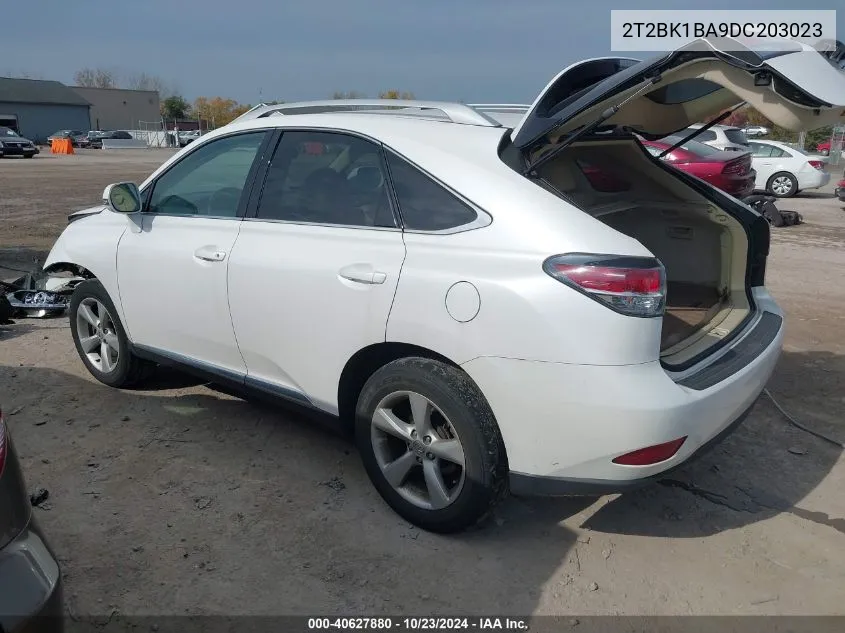 2013 Lexus Rx 350 VIN: 2T2BK1BA9DC203023 Lot: 40627880