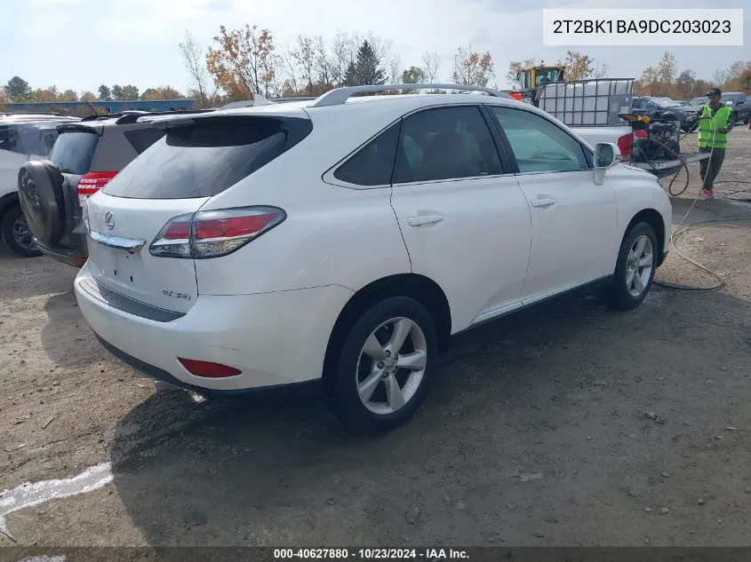 2013 Lexus Rx 350 VIN: 2T2BK1BA9DC203023 Lot: 40627880