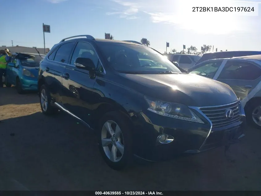 2013 Lexus Rx 350 VIN: 2T2BK1BA3DC197624 Lot: 40639585