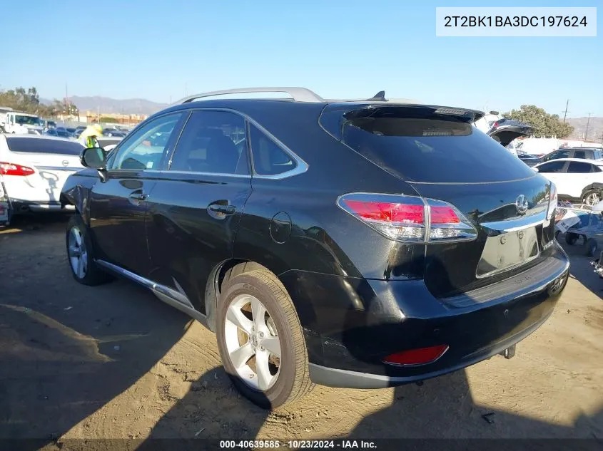 2013 Lexus Rx 350 VIN: 2T2BK1BA3DC197624 Lot: 40639585