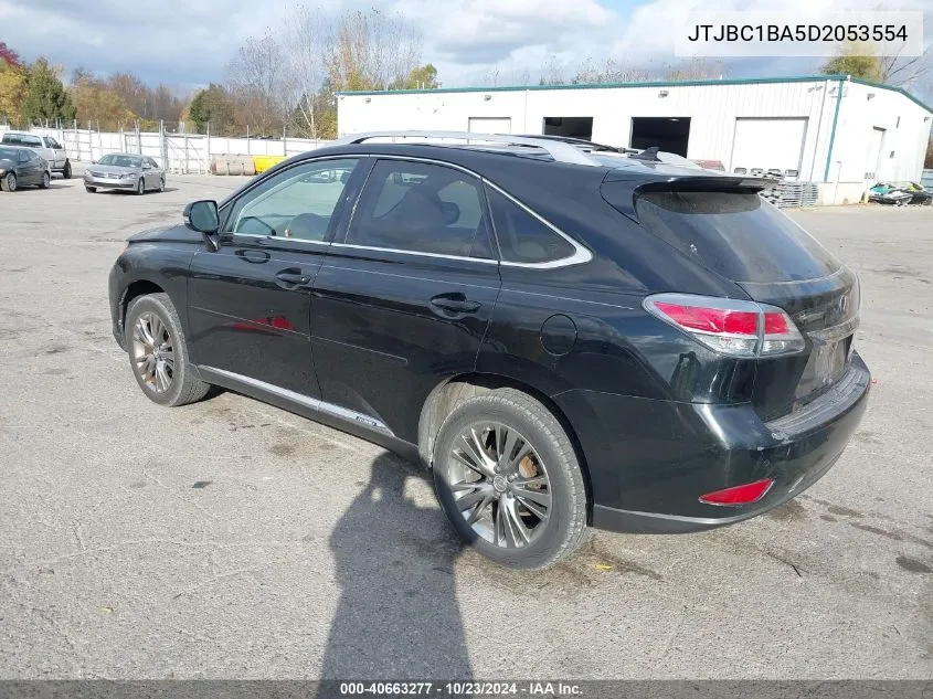 2013 Lexus Rx 450H VIN: JTJBC1BA5D2053554 Lot: 40663277