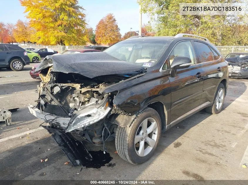 2013 Lexus Rx 350 VIN: 2T2BK1BA7DC183516 Lot: 40668245