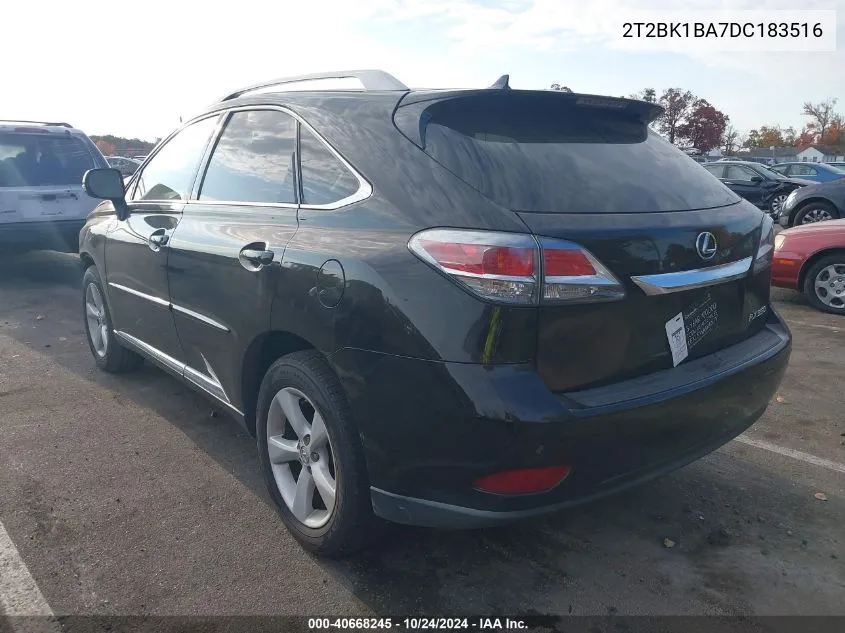 2013 Lexus Rx 350 VIN: 2T2BK1BA7DC183516 Lot: 40668245