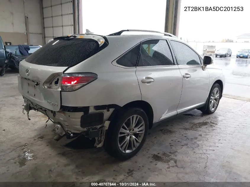 2013 Lexus Rx 350 VIN: 2T2BK1BA5DC201253 Lot: 40707644