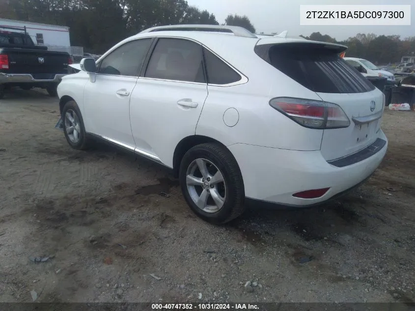 2013 Lexus Rx 350 VIN: 2T2ZK1BA5DC097300 Lot: 40747352