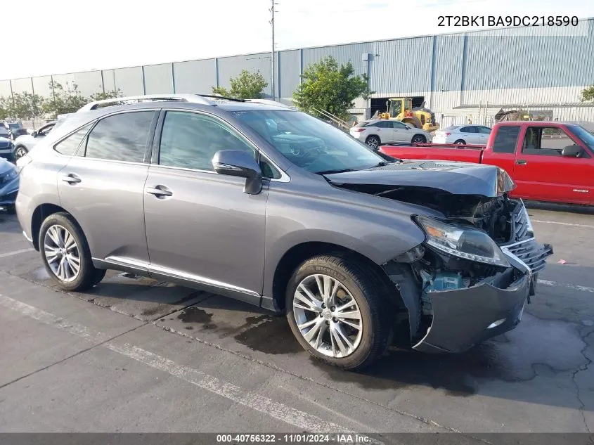 2013 Lexus Rx 350 VIN: 2T2BK1BA9DC218590 Lot: 40756322