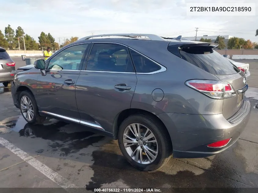 2013 Lexus Rx 350 VIN: 2T2BK1BA9DC218590 Lot: 40756322