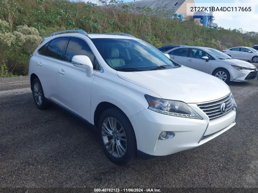 2013 Lexus Rx 350 VIN: 2T2ZK1BA4DC117665 Lot: 40782123