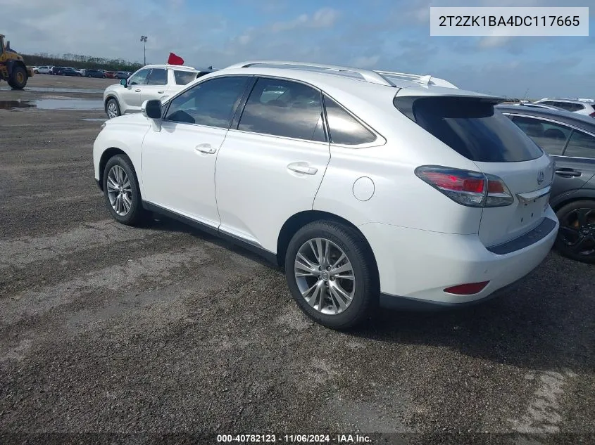 2013 Lexus Rx 350 VIN: 2T2ZK1BA4DC117665 Lot: 40782123