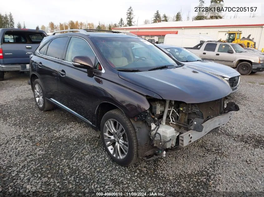 2013 Lexus Rx 350 VIN: 2T2BK1BA7DC205157 Lot: 40800810