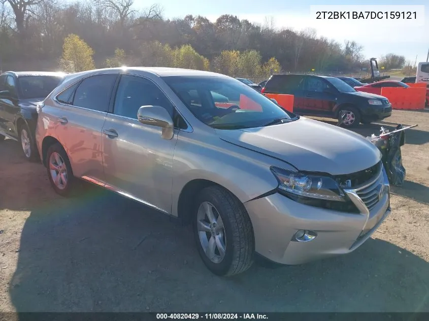 2013 Lexus Rx 350 VIN: 2T2BK1BA7DC159121 Lot: 40820429