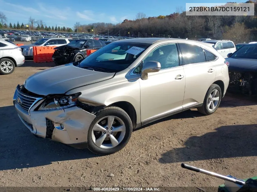 2013 Lexus Rx 350 VIN: 2T2BK1BA7DC159121 Lot: 40820429