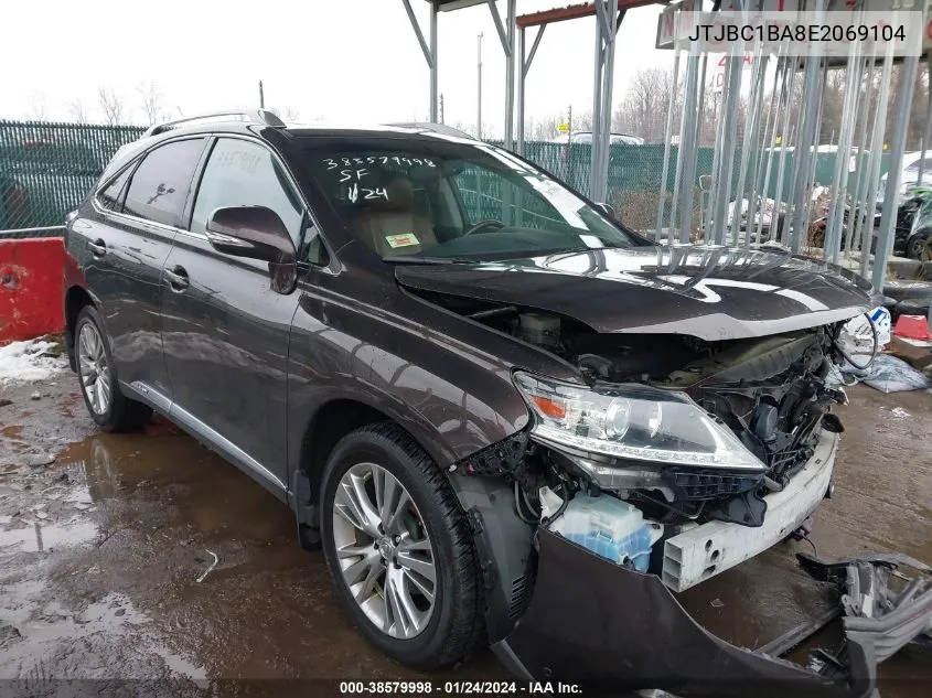 2014 Lexus Rx 450H VIN: JTJBC1BA8E2069104 Lot: 38579998