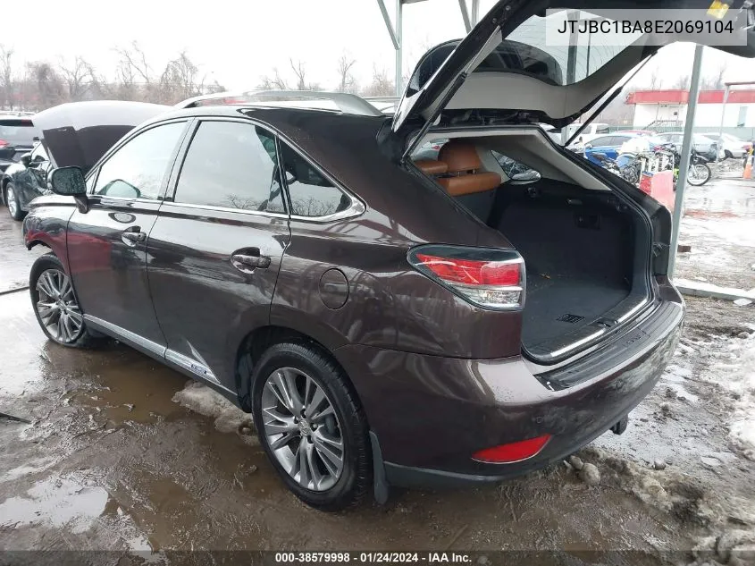 2014 Lexus Rx 450H VIN: JTJBC1BA8E2069104 Lot: 38579998