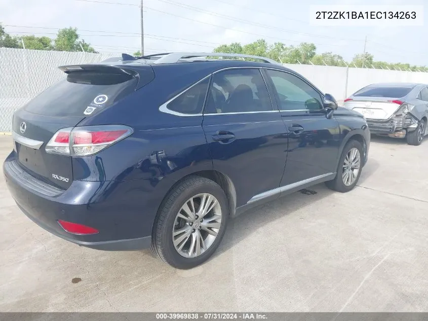 2014 Lexus Rx 350 VIN: 2T2ZK1BA1EC134263 Lot: 39969838