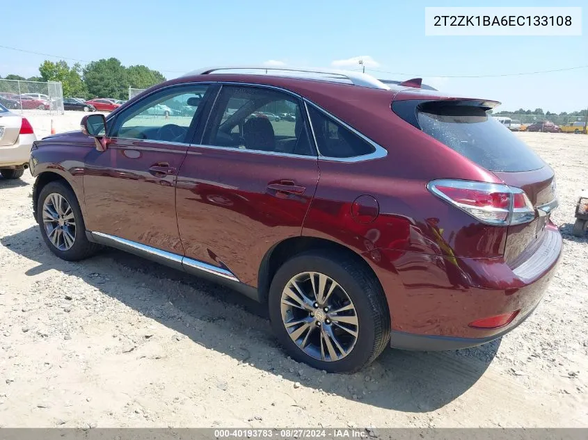 2T2ZK1BA6EC133108 2014 Lexus Rx 350