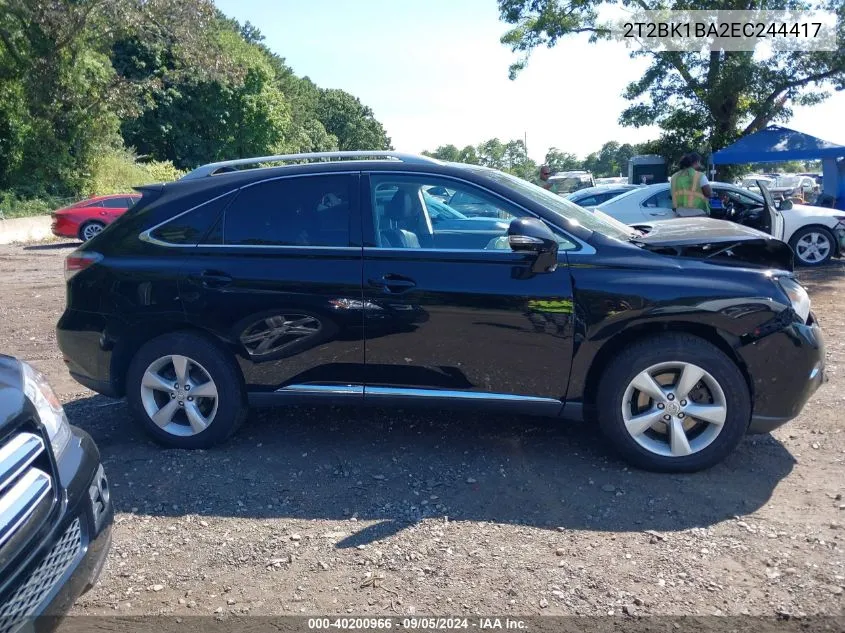 2T2BK1BA2EC244417 2014 Lexus Rx 350