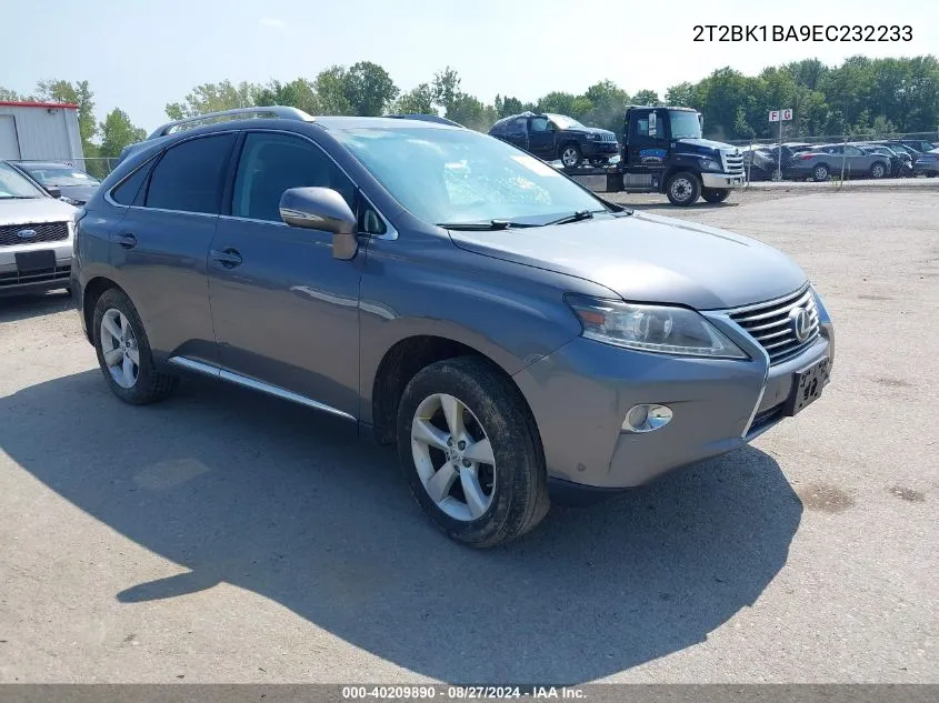 2014 Lexus Rx 350 VIN: 2T2BK1BA9EC232233 Lot: 40209890