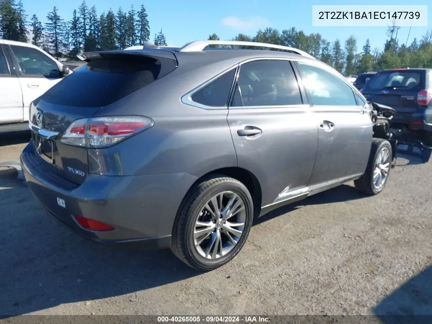 2T2ZK1BA1EC147739 2014 Lexus Rx 350 350