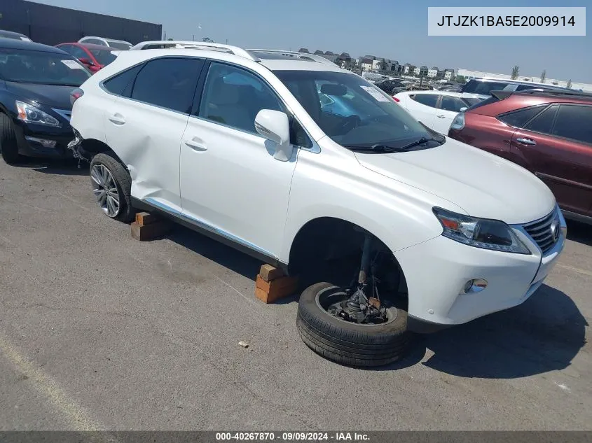 2014 Lexus Rx 350 VIN: JTJZK1BA5E2009914 Lot: 40267870