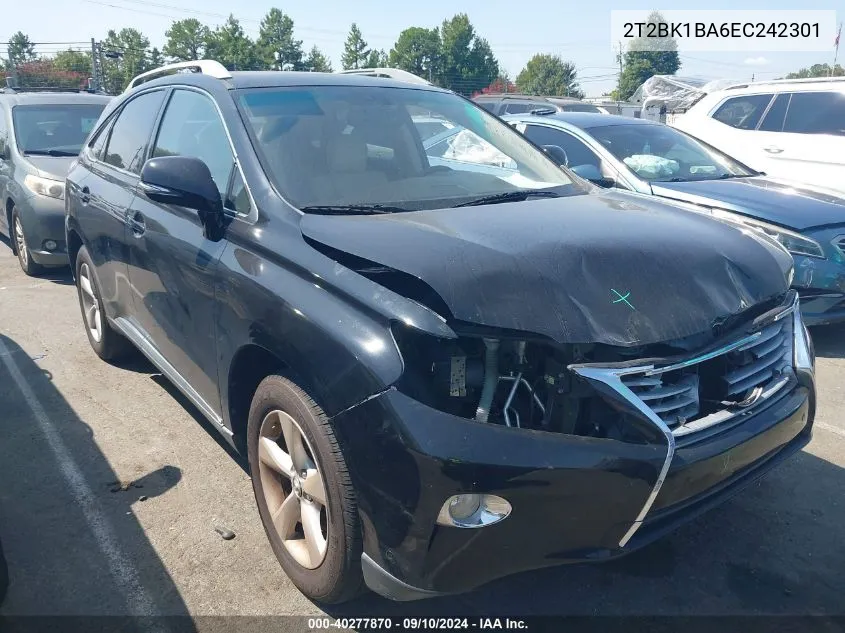 2T2BK1BA6EC242301 2014 Lexus Rx 350