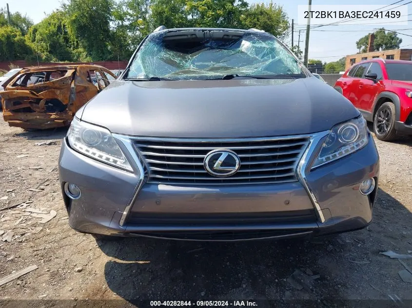 2014 Lexus Rx 350 VIN: 2T2BK1BA3EC241459 Lot: 40282844