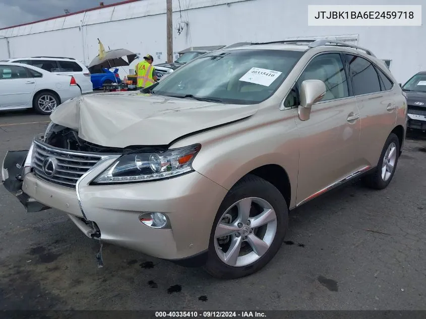 2014 Lexus Rx 350 VIN: JTJBK1BA6E2459718 Lot: 40335410