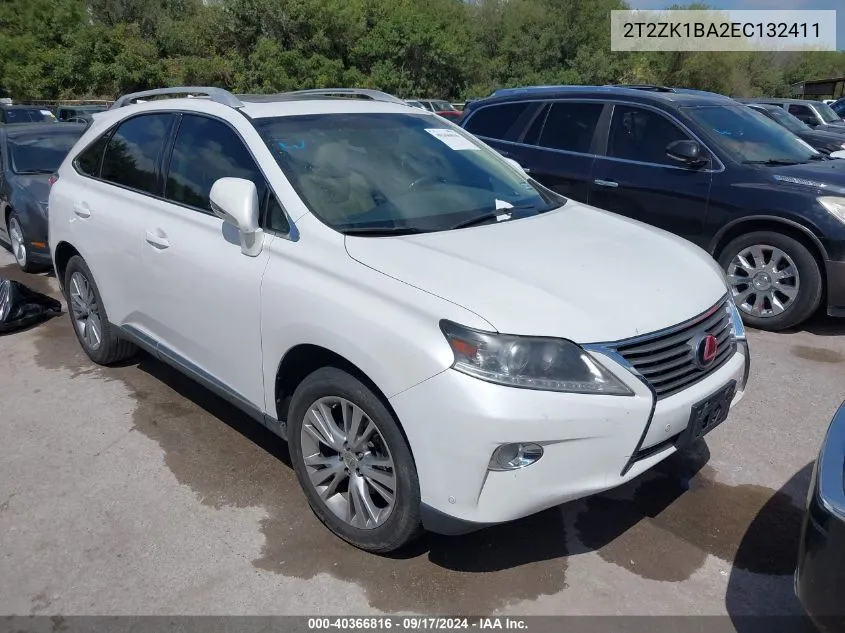 2T2ZK1BA2EC132411 2014 Lexus Rx 350