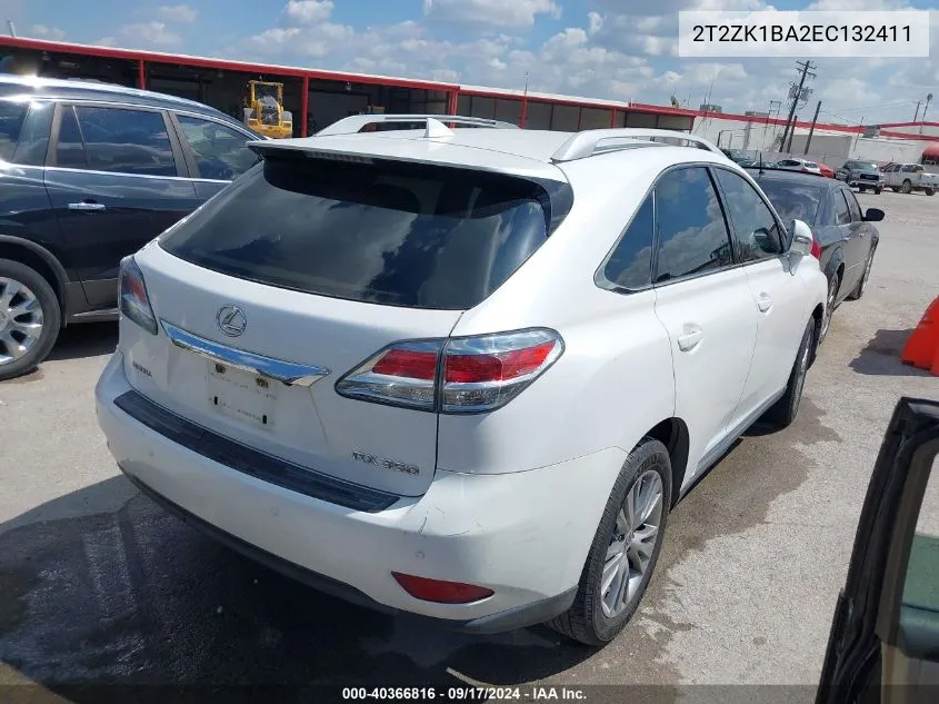 2T2ZK1BA2EC132411 2014 Lexus Rx 350