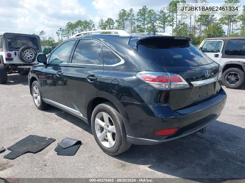 2014 Lexus Rx 350 VIN: JTJBK1BA9E2461334 Lot: 40375482