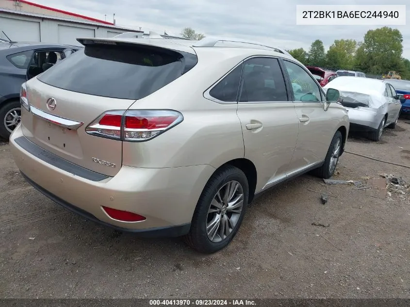 2T2BK1BA6EC244940 2014 Lexus Rx 350