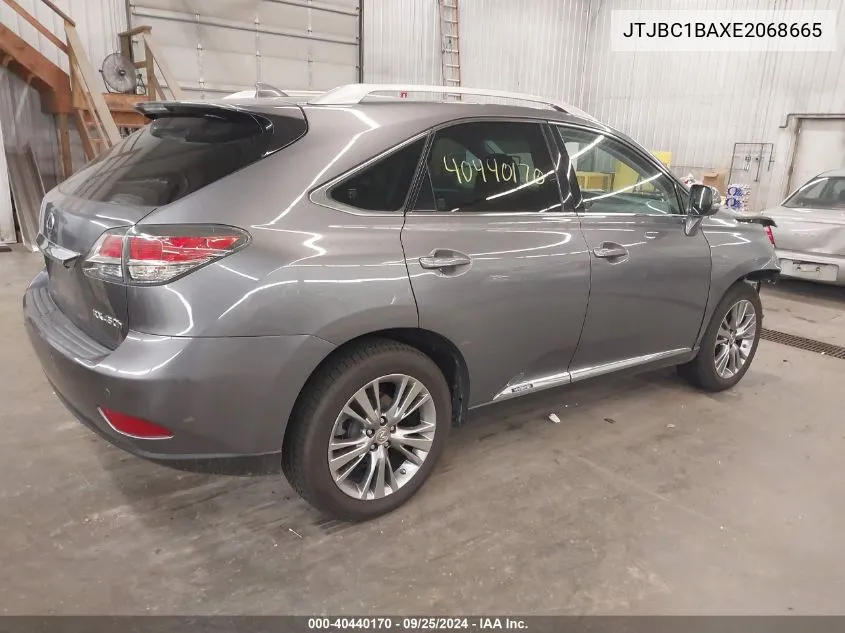 JTJBC1BAXE2068665 2014 Lexus Rx 450H