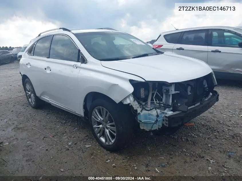 2T2ZK1BA0EC146713 2014 Lexus Rx 350