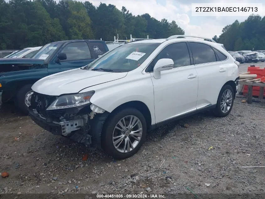 2T2ZK1BA0EC146713 2014 Lexus Rx 350