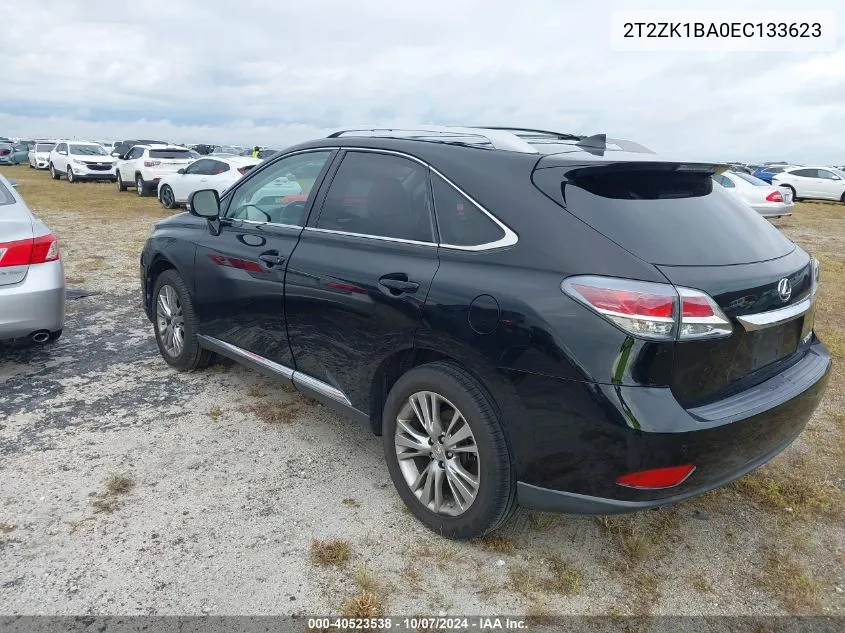 2014 Lexus Rx 350 VIN: 2T2ZK1BA0EC133623 Lot: 40523538