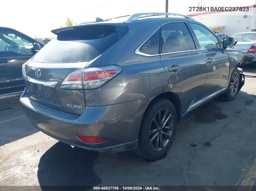 2014 Lexus Rx 350 F Sport VIN: 2T2BK1BA0EC237823 Lot: 40537708