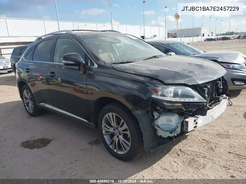 2014 Lexus Rx 450H VIN: JTJBC1BA7E2457229 Lot: 40699216