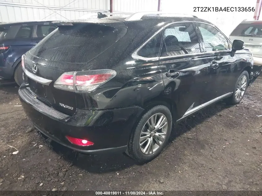 2014 Lexus Rx 350 VIN: 2T2ZK1BA4EC133656 Lot: 40819811