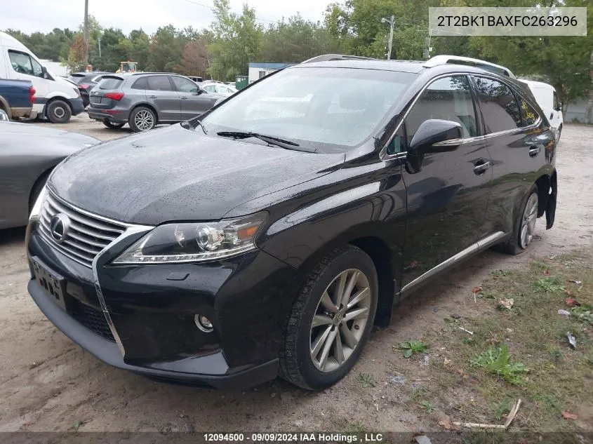 2015 Lexus Rx 350/Base/F Sport VIN: 2T2BK1BAXFC263296 Lot: 12094500