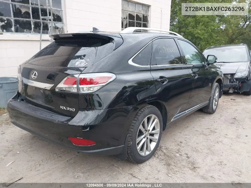 2015 Lexus Rx 350/Base/F Sport VIN: 2T2BK1BAXFC263296 Lot: 12094500