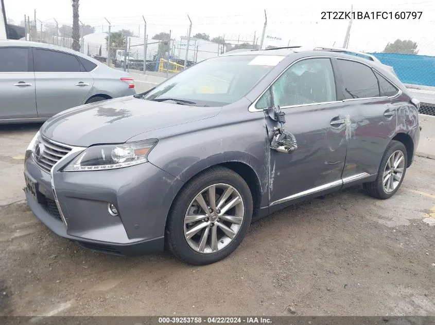 2T2ZK1BA1FC160797 2015 Lexus Rx 350