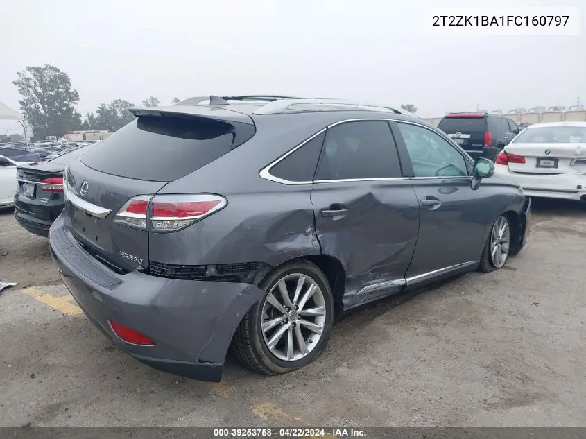 2T2ZK1BA1FC160797 2015 Lexus Rx 350